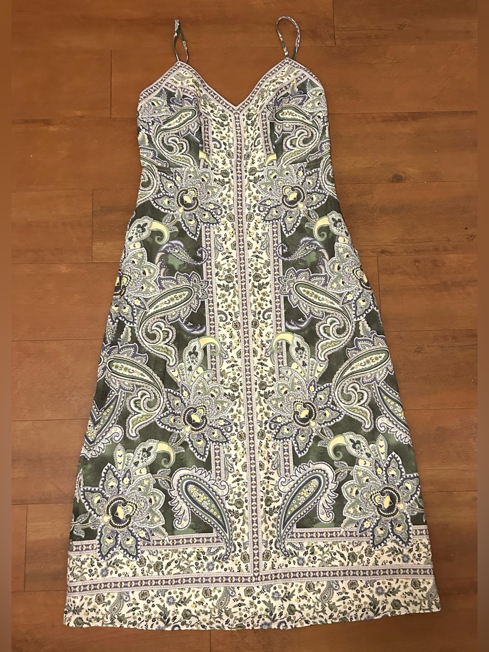 Magaschoni Sun Dress in Linen Blend
